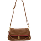 Beverly | Mahogany Pebble/Brushed Gold Red Zip | Med