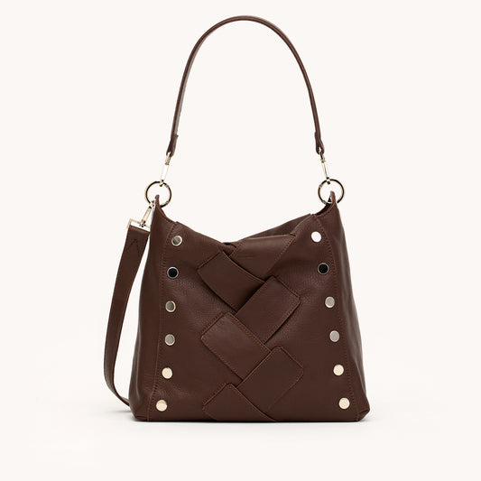 Bryant | Espresso Pebble Weave/Silver | Med