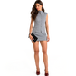 Model height is 5'9.5''
