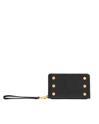 Bryant Wallet | Black/Brushed Gold Red Zip | SML