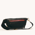 Charles Medium Crossbody, Black/Brushed Gold