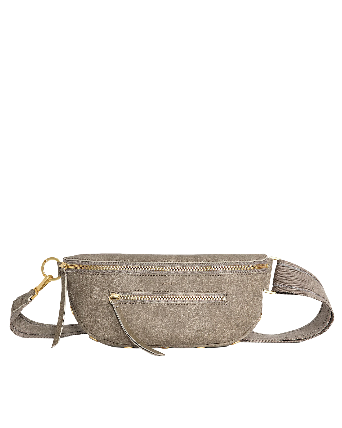 Charles Crossbody | Pewter/Brushed Gold