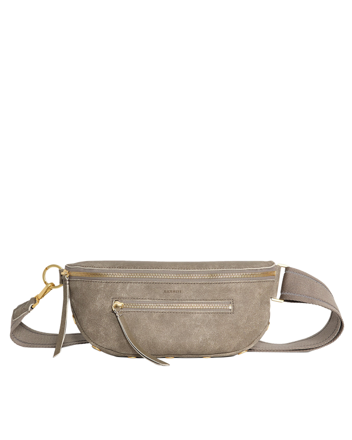 Charles Crossbody | Pewter/Brushed Gold
