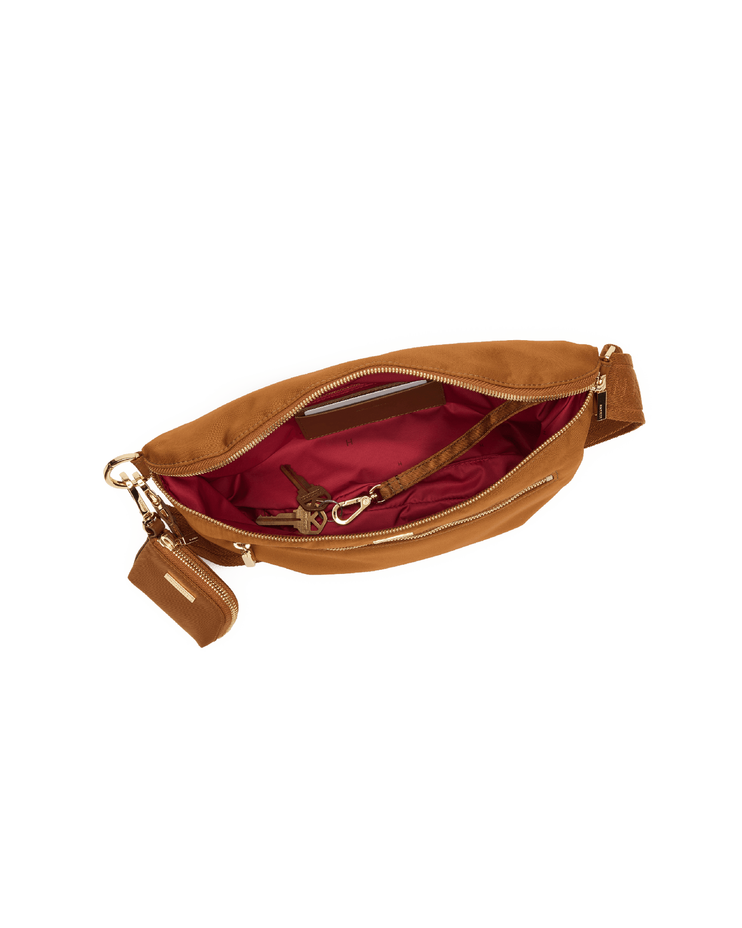 Charles-Crossbody-Lrg-Amber-Nylon-G-Inside-View