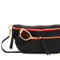 Charles-Crossbody-Lrg-Black-BG-Red-Zip-Front-View-Detail