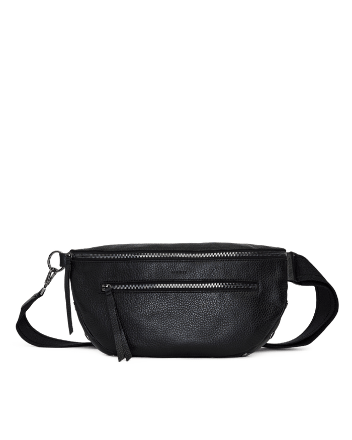 Charles Crossbody | Black/Gunmetal | Lrg