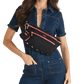 Charles-Crossbody-Lrg-Black-Nylon-G-Red-Zip-Model-View