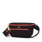 Charles-Crossbody-Lrg-Black-Nylon-G-Red-Zip-Front-View-2