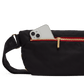 Charles-Crossbody-Lrg-Black-Nylon-G-Red-Zip-Back-View-Detail