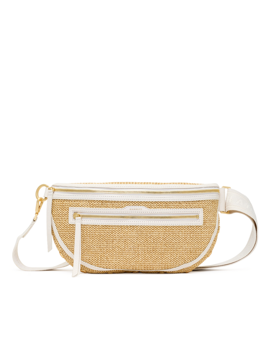 Charles-Crossbody-Lrg-Calla-Lily-White-Raffia-BGH-Front-View