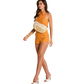 Model height is 5'9.5''