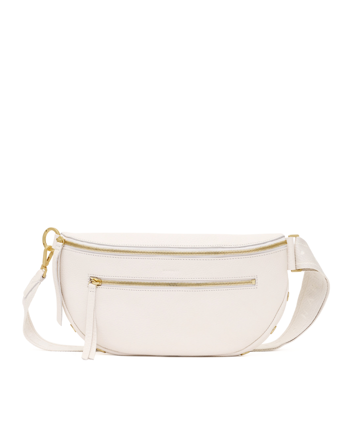 Charles Crossbody | Calla Lily White/Brushed Gold | Lrg