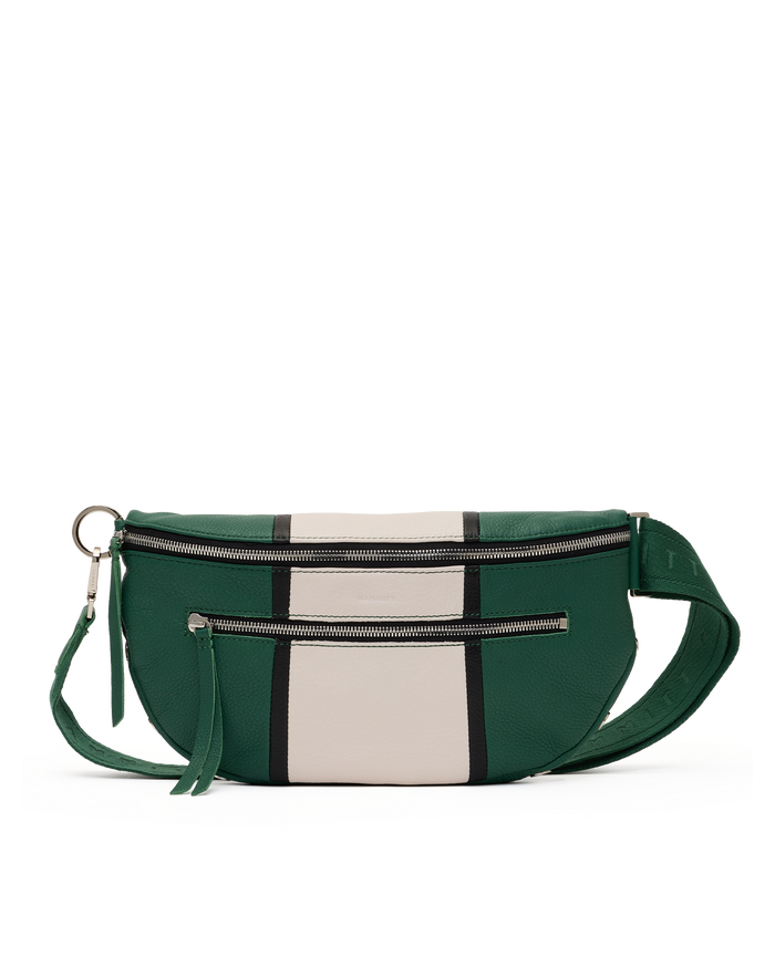 Charles Crossbody | Clubhouse Stripe/Silver | Lrg