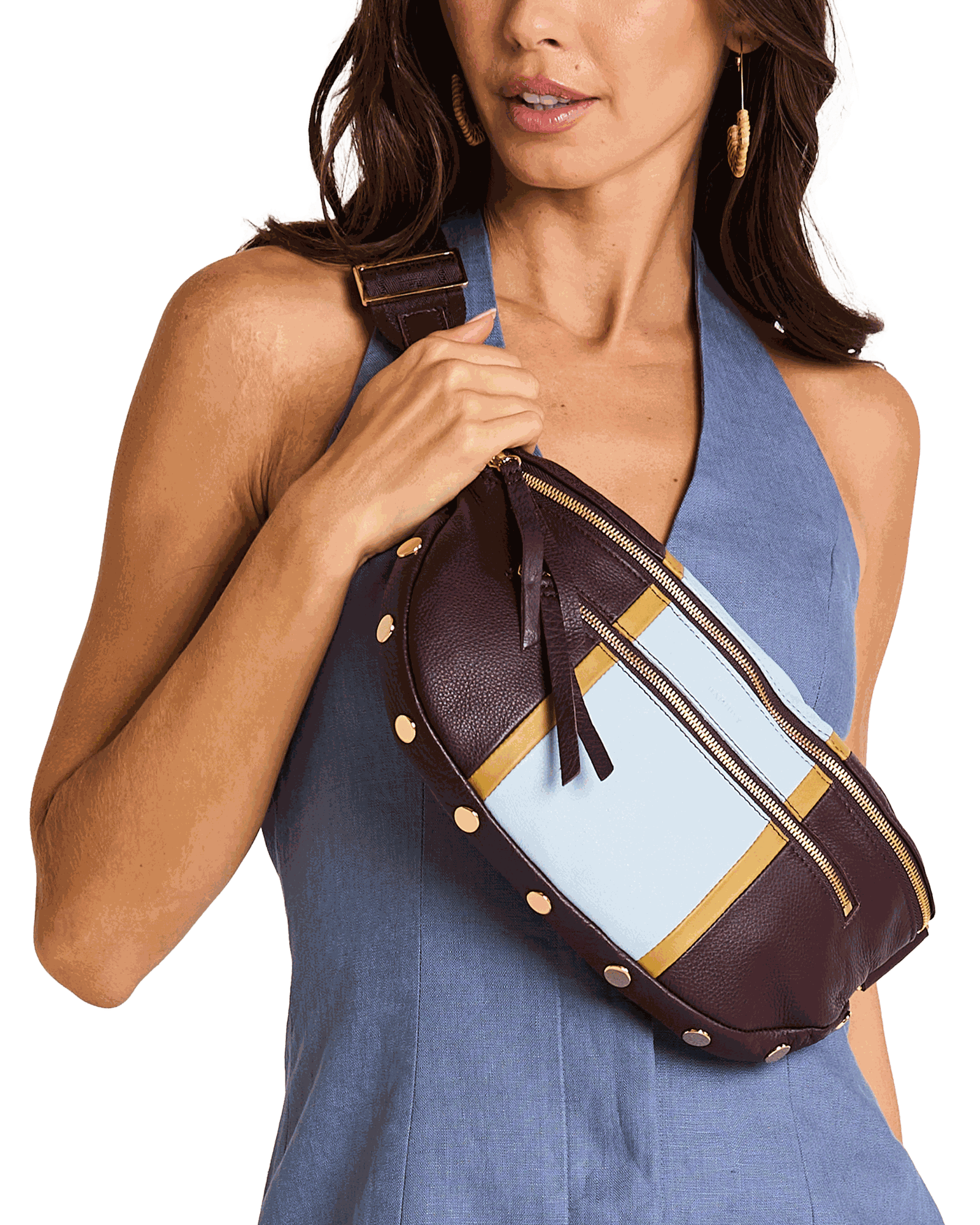 Charles-Crossbody-Lrg-Regatta-Stripe-G-Model-View-2