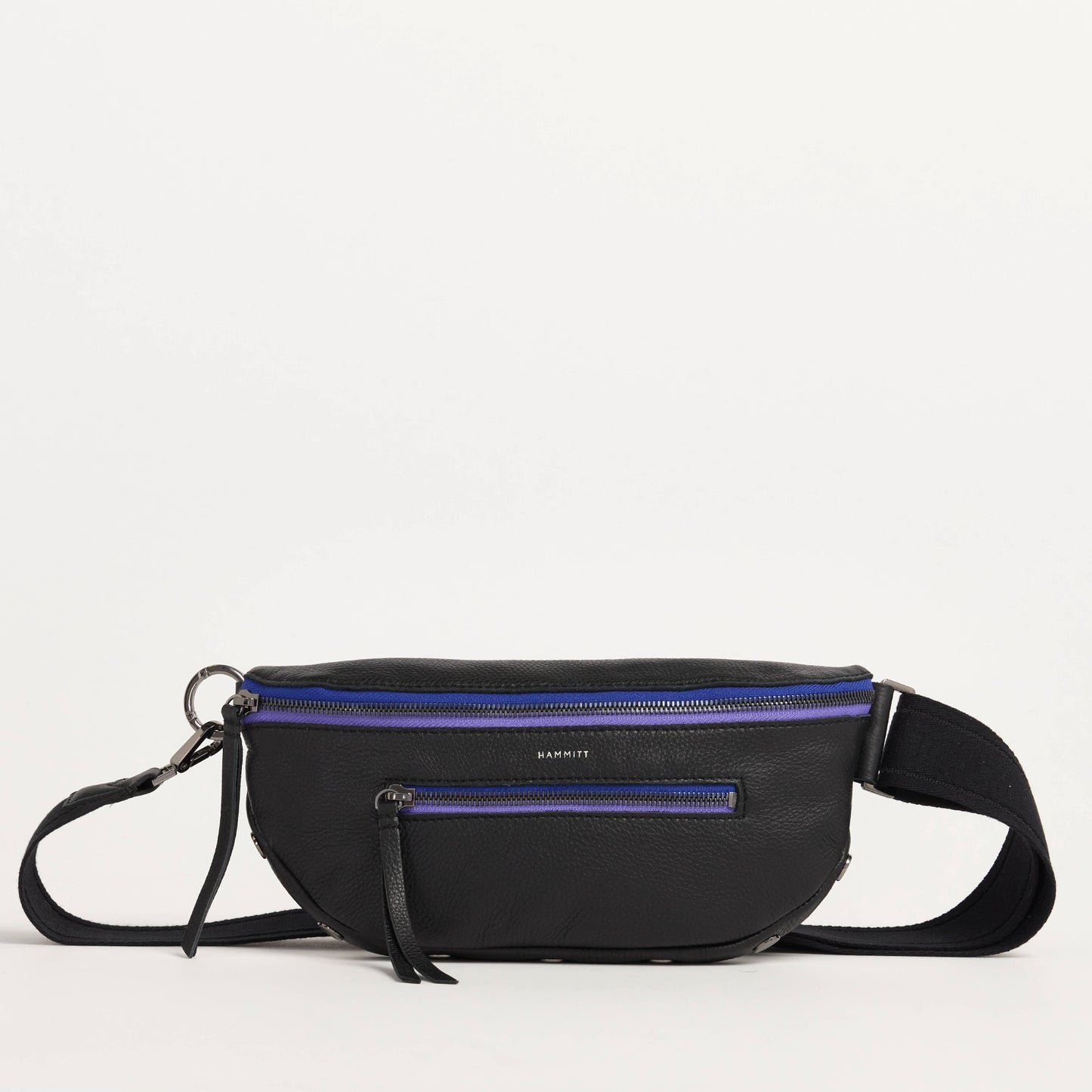 Charles Crossbody | Birthday Brite/Gunmetal-Purple Zip | Med 