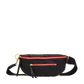Charles Crossbody | Black/Brushed Gold Red Zip