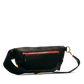 Charles Crossbody | Black/Brushed Gold Red Zip