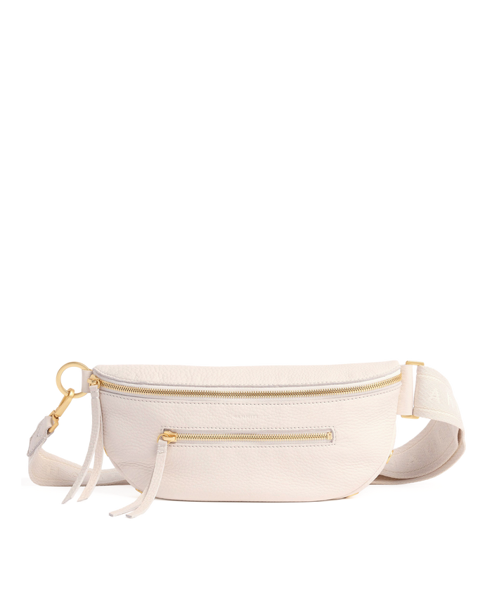 Charles Crossbody | Calla Lily White/Brushed Gold | Med