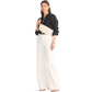 Model height is 5'9.5''