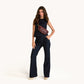 Model height is 5'9.5''