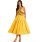 Model height is 5'9.5''
