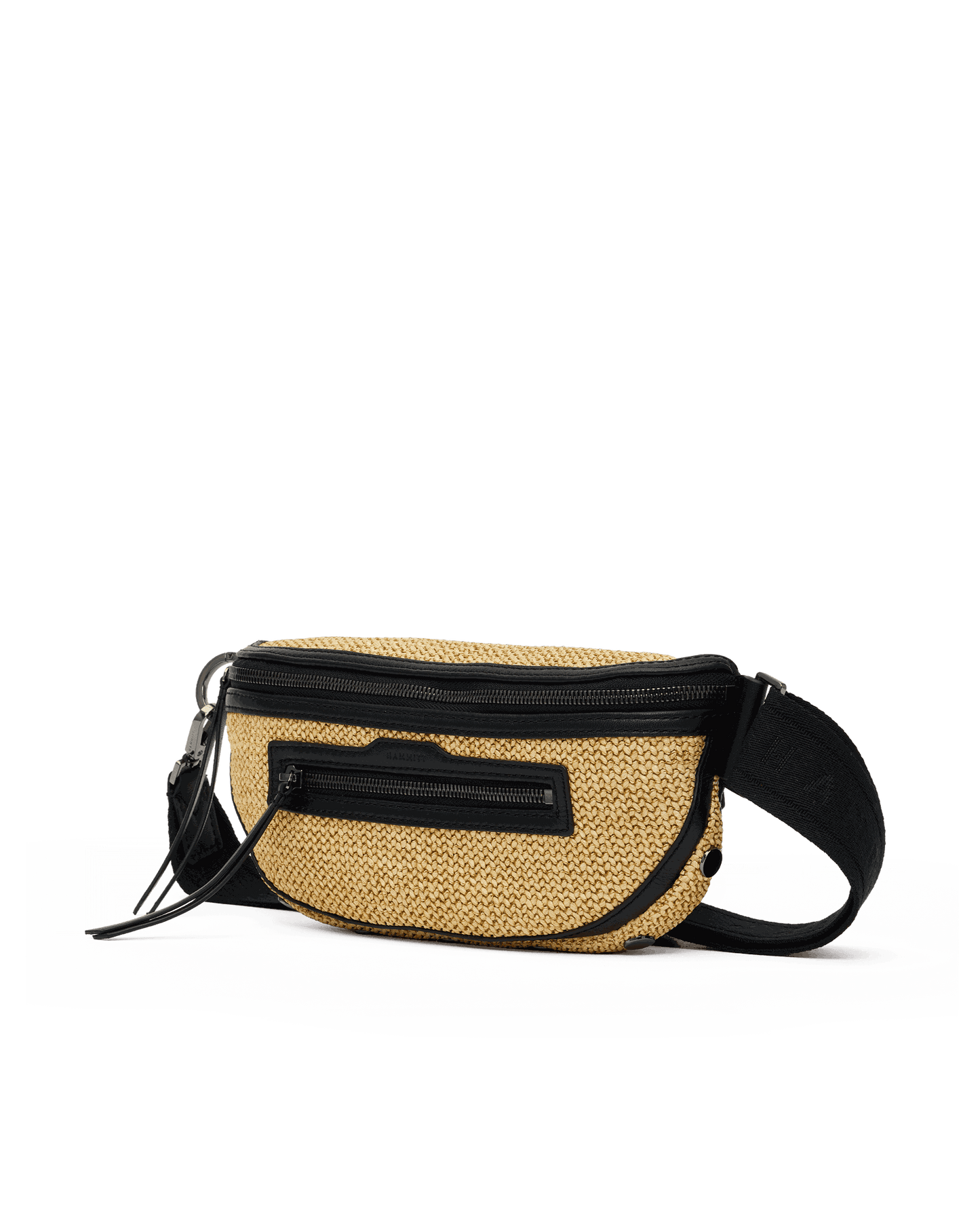 Charles-Crossbody-Med-Noir-Smooth-Raffia-GM-Front-View-2