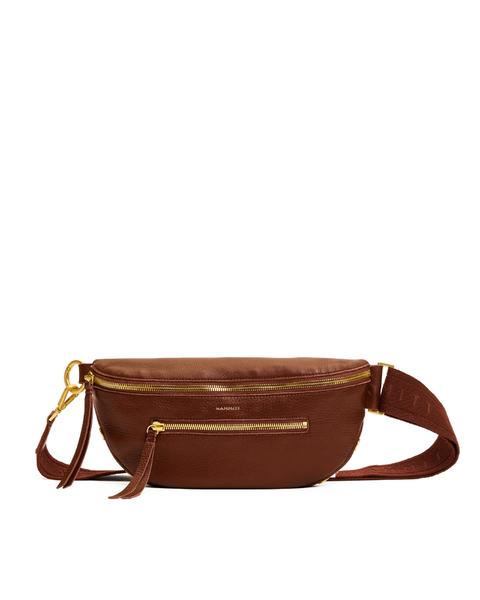 Charles Crossbody | Sienna Pebble/Brushed Gold | Med