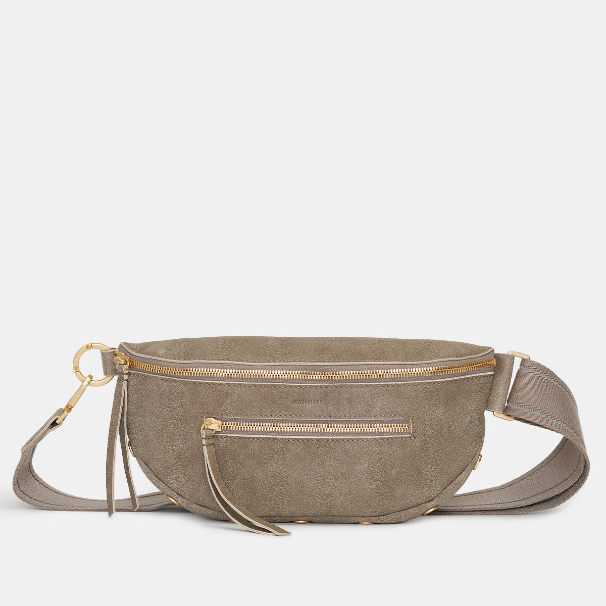 Charles Crossbody | Pewter/Brushed Gold