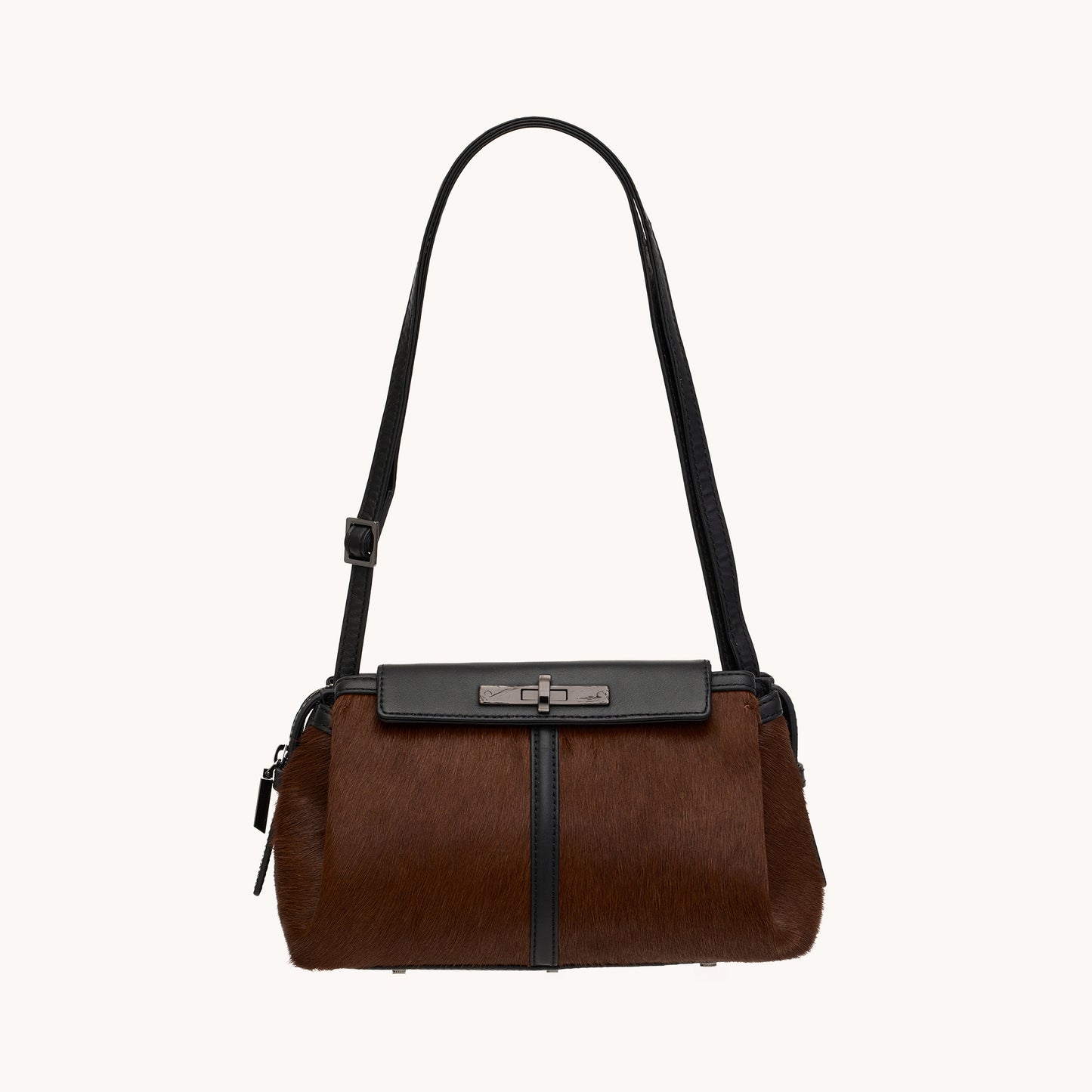 Charlotte | Calf Hair/Gunmetal | Med