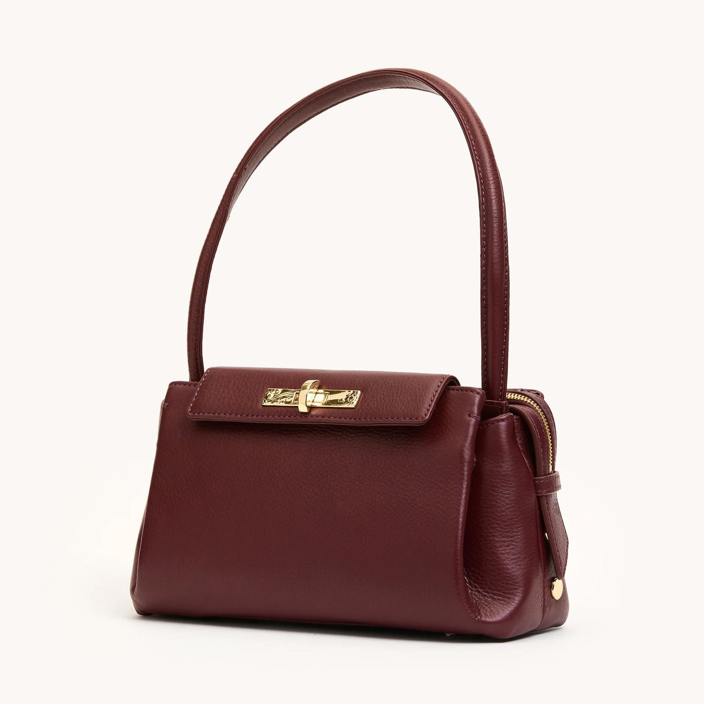 Charlotte | Cherrywood Pebble/Gold | Med