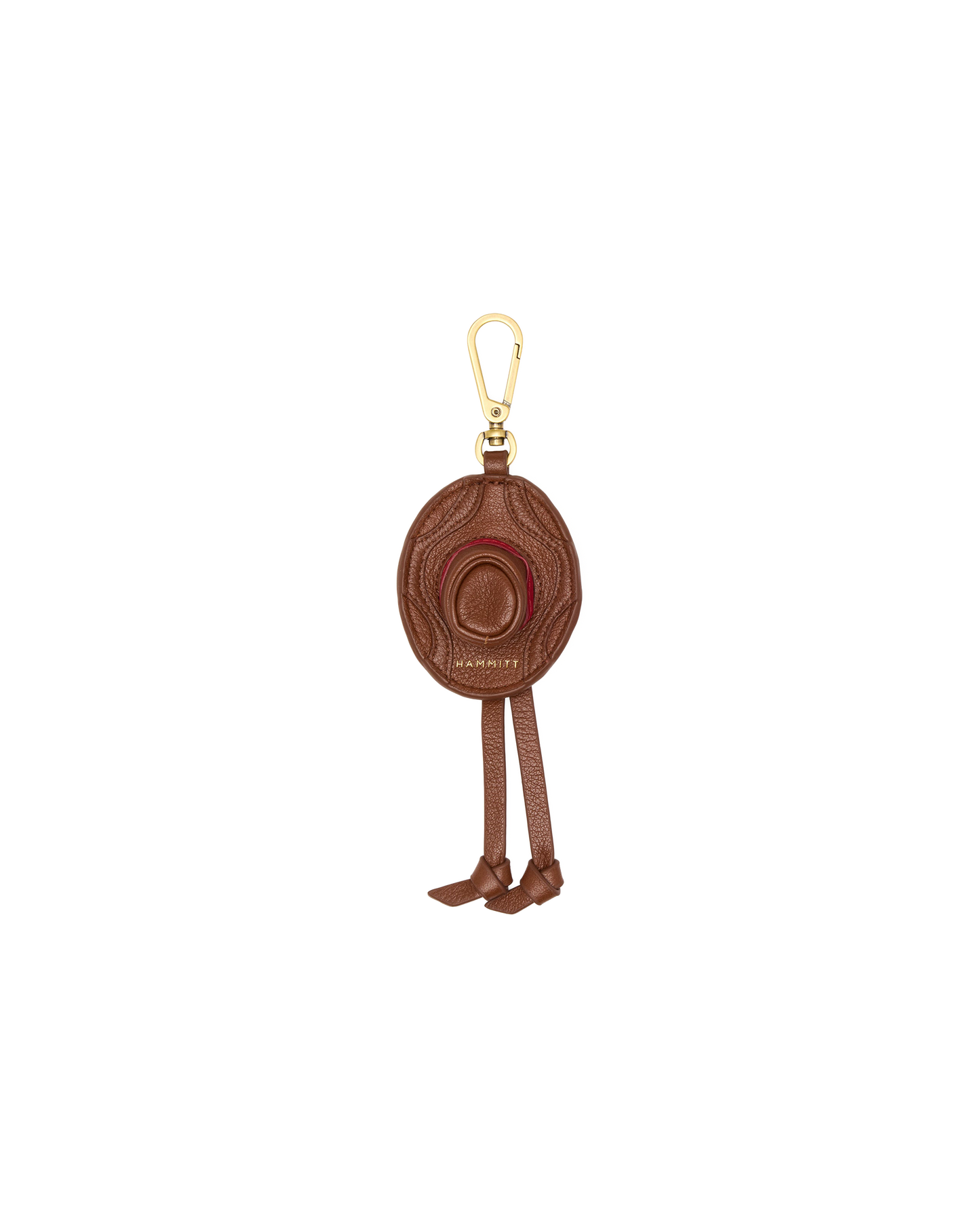 Cowboy Russ Charm | Chocolate Diamond Pebble/Antique Gold