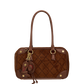 Cowboy Russ Charm | Chocolate Diamond Pebble/Antique Gold