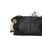 Daniel Crossbody Clutch | Black/Brushed Gold Red Zip | Sml
