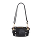 Daniel Crossbody Clutch | Black/Brushed Gold Red Zip | Sml