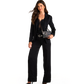 Model height is 5'9.5''
