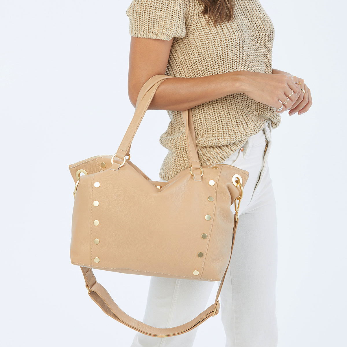 Daniel Toast Tan/Brushed Gold Lrg 810031826384 HAMMITT