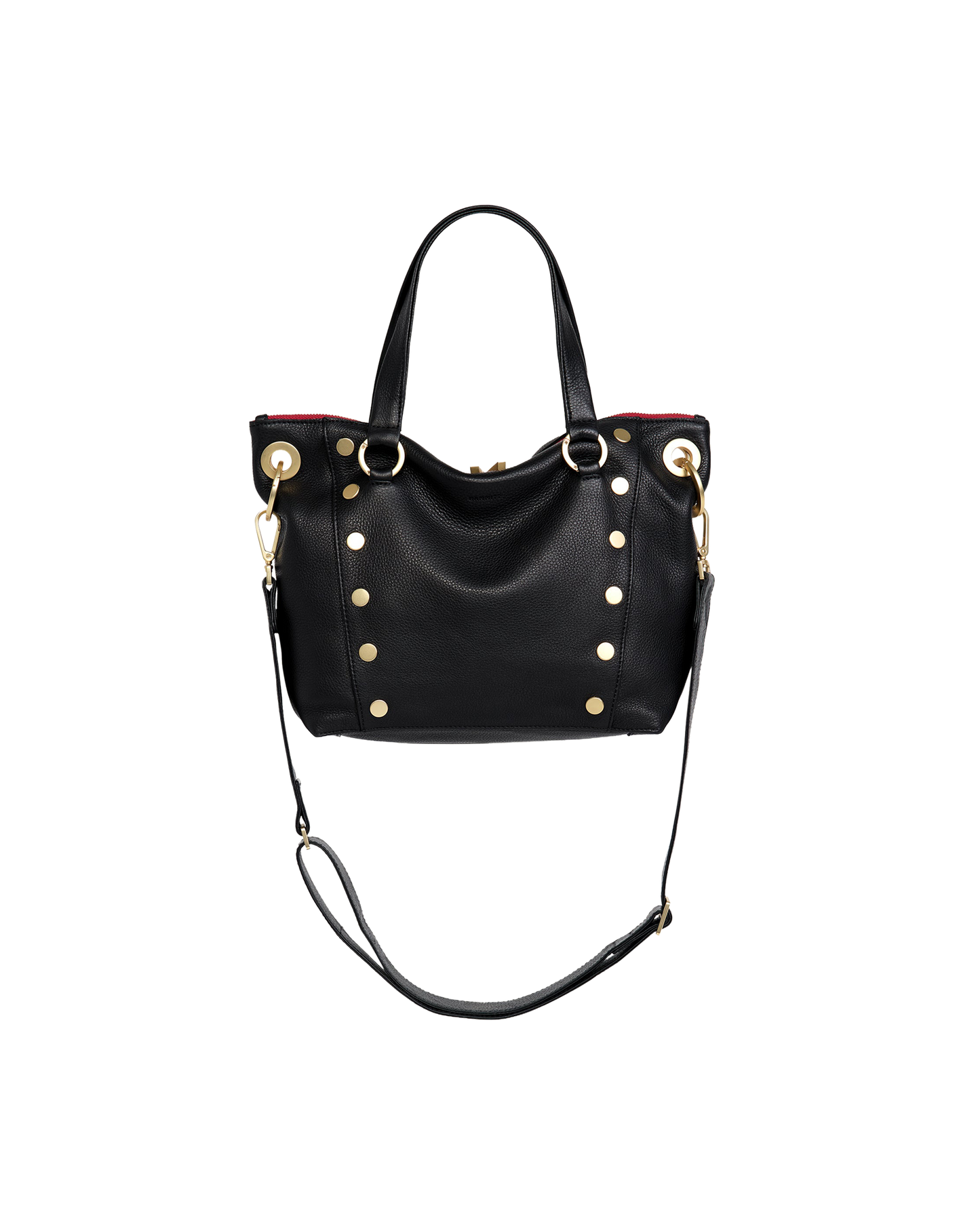 Daniel | Black/Brushed Gold Red Zip | Med