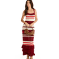 Model height is 5'9.5''