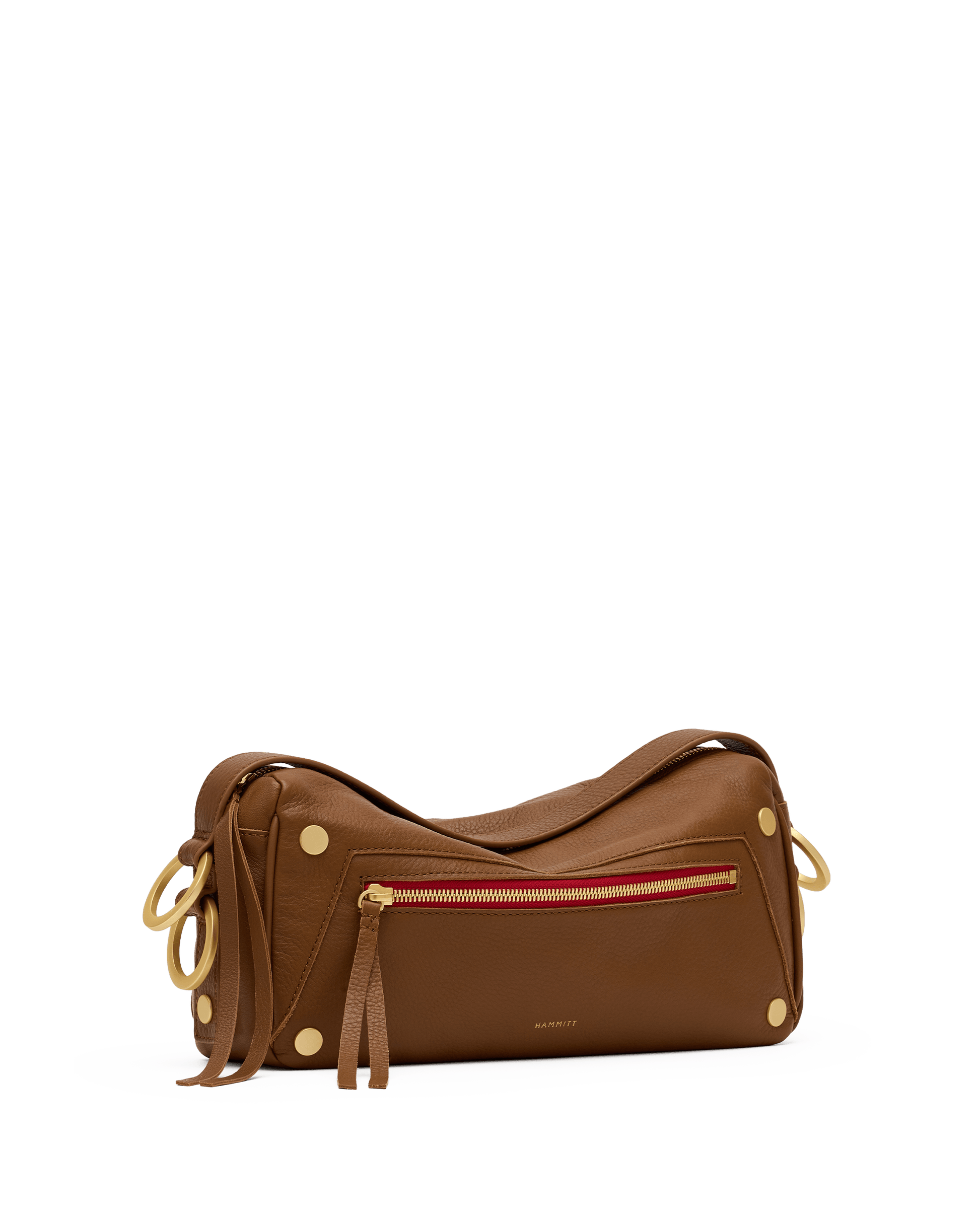 Doxie-Med-Mahogany-Pebble-BG-Red-Zip-Front-View-2
