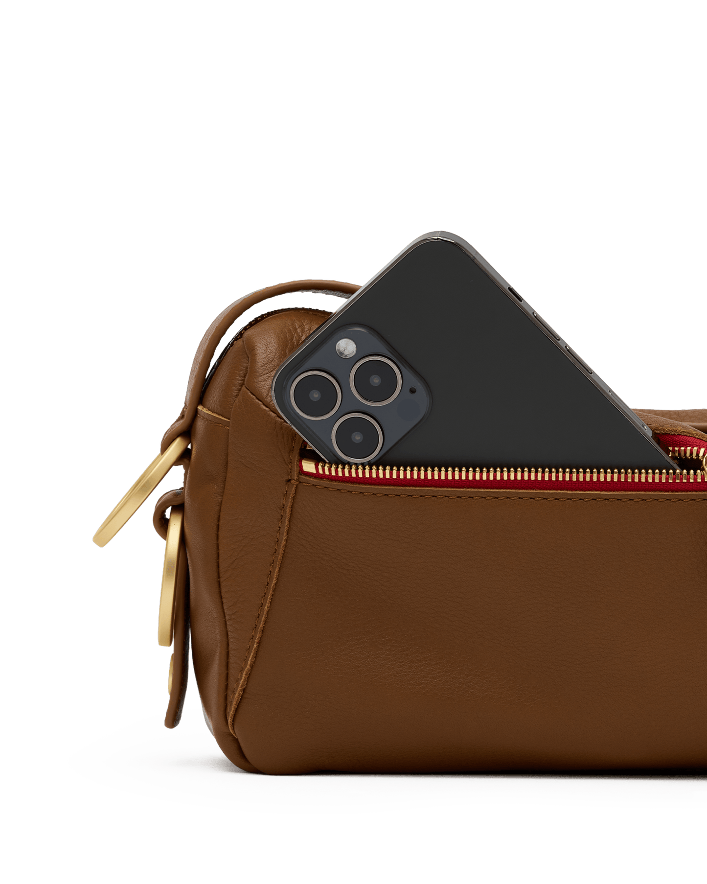 Doxie-Med-Mahogany-Pebble-BG-Red-Zip-Back-View-Detail