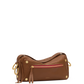 Doxie | Mahogany Pebble/Brushed Gold Red Zip | Med
