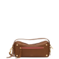 Doxie | Mahogany Pebble/Brushed Gold Red Zip | Med