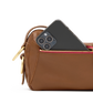 Doxie | Mahogany Pebble/Brushed Gold Red Zip | Med