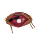 Doxie | Mahogany Pebble/Brushed Gold Red Zip | Med