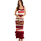 Model height is 5'9.5''