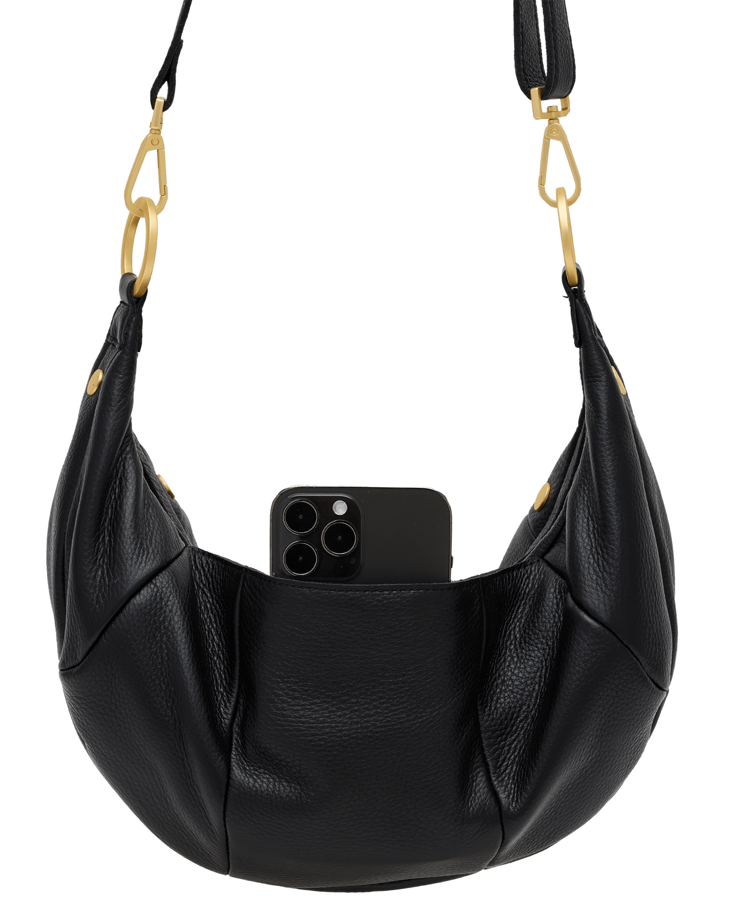Erica | Black/Brushed Gold | Med