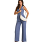 Model height is 5'9.5''