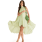 Model height is 5'9.5''