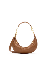Erica | Mahogany Pebble/Brushed Gold Red Zip | Sml
