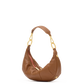 Erica | Mahogany Pebble/Brushed Gold Red Zip | Sml